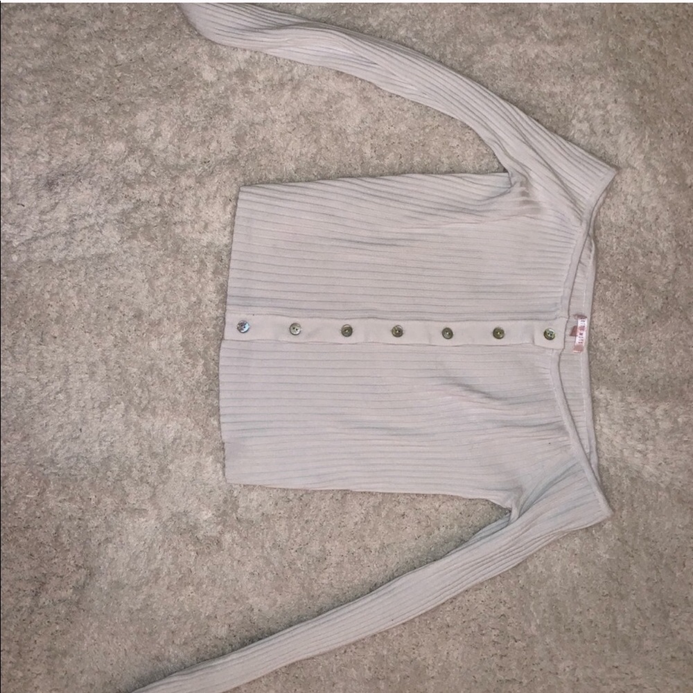 PacSun off the shoulder white long sleeve